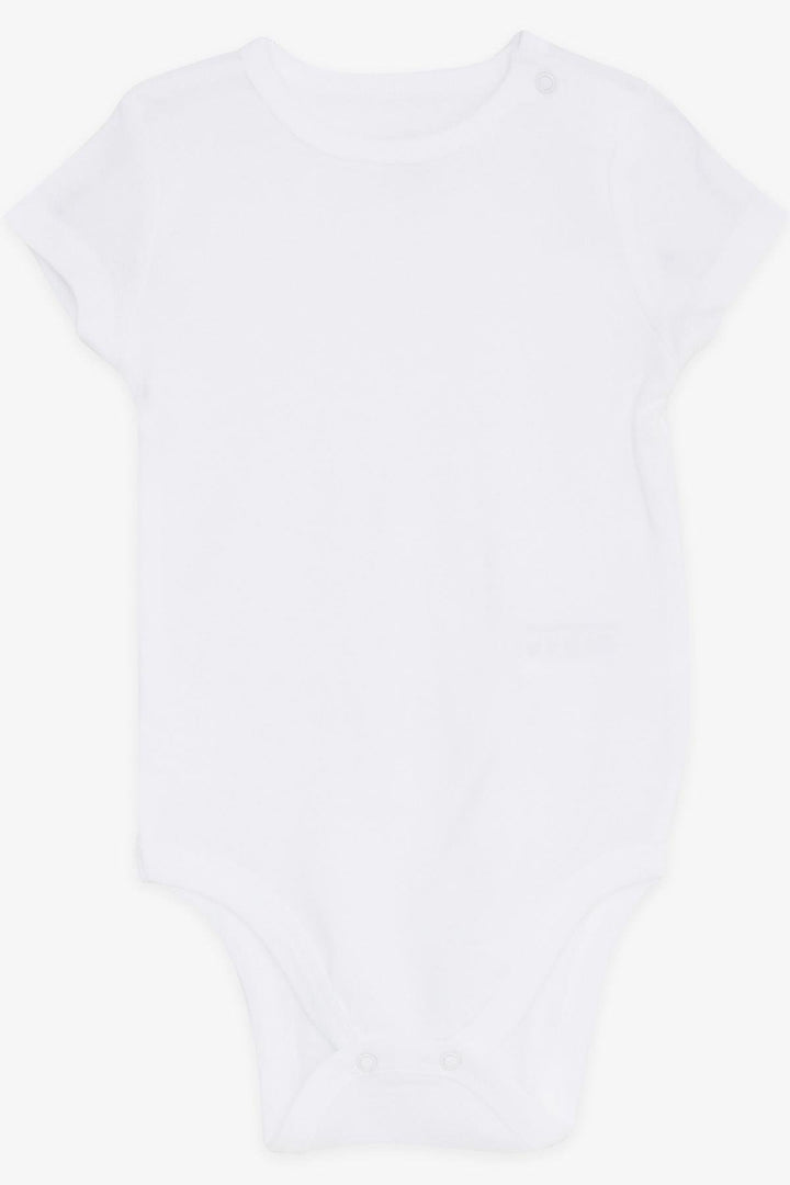 BRE Breeze Baby Snap Bodysuit Plain Color 9 Months-3 Years, Ecru - Cleveland
