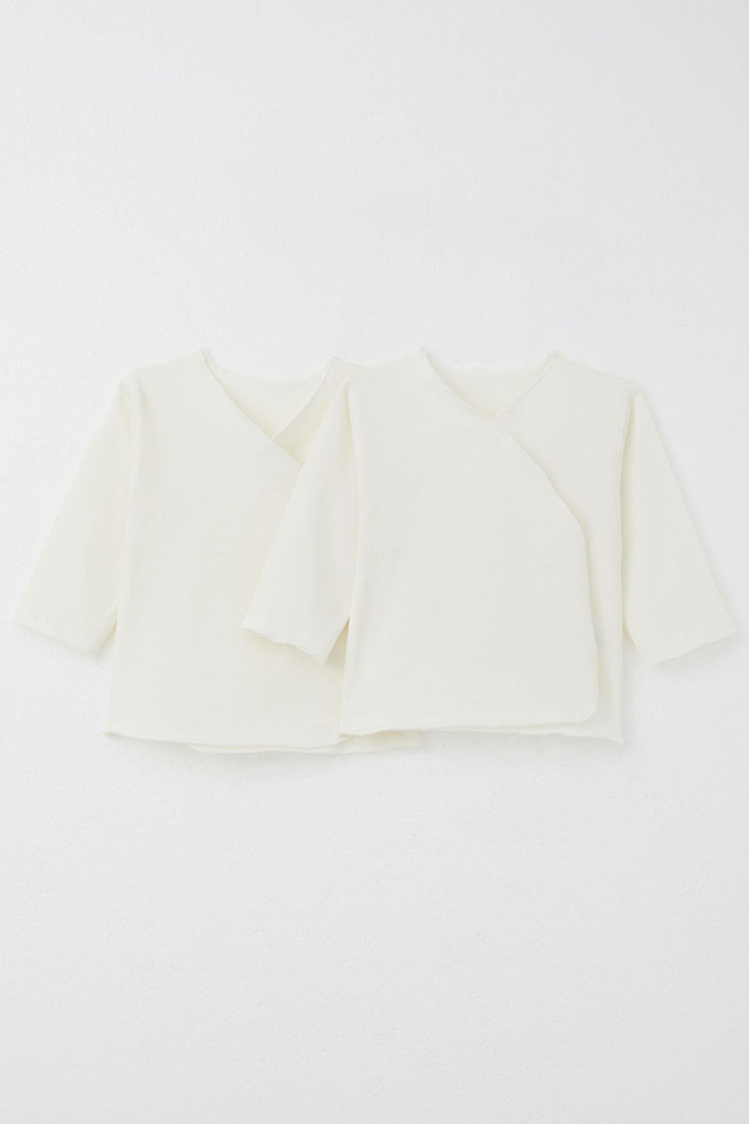 BRE Breeze Baby Inside Bodysuit Hospital Exit 2 Pieces 0-3 Months, Ecru - Uxbridge