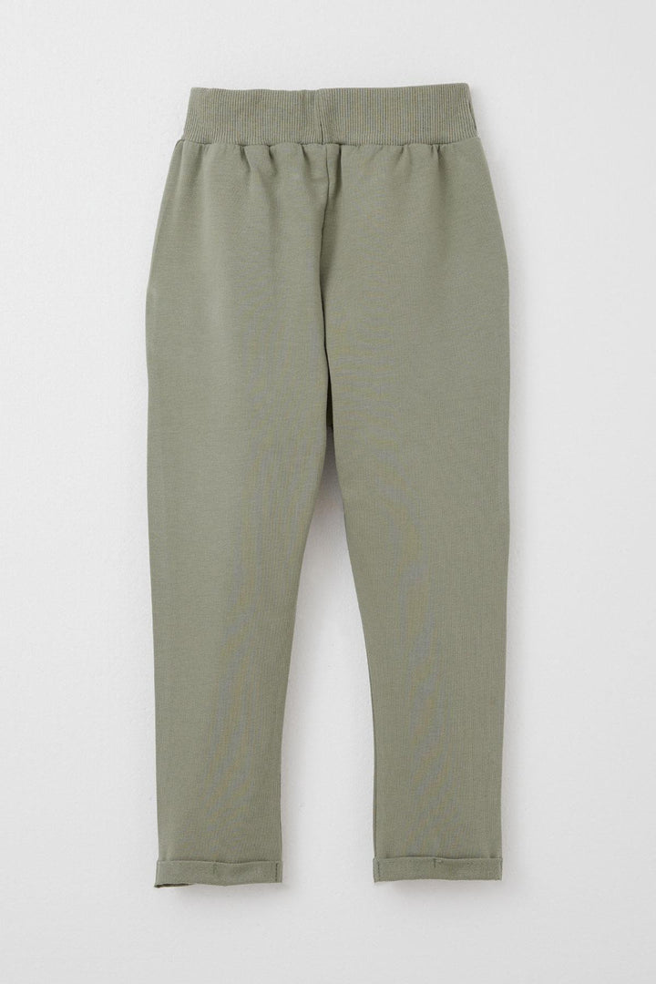 BRE Breeze Baby Boy Bodysuit with Buttoned Bottom, Pocket with Emblem, 9 Months-3 Years, Khaki Green. - Bedford