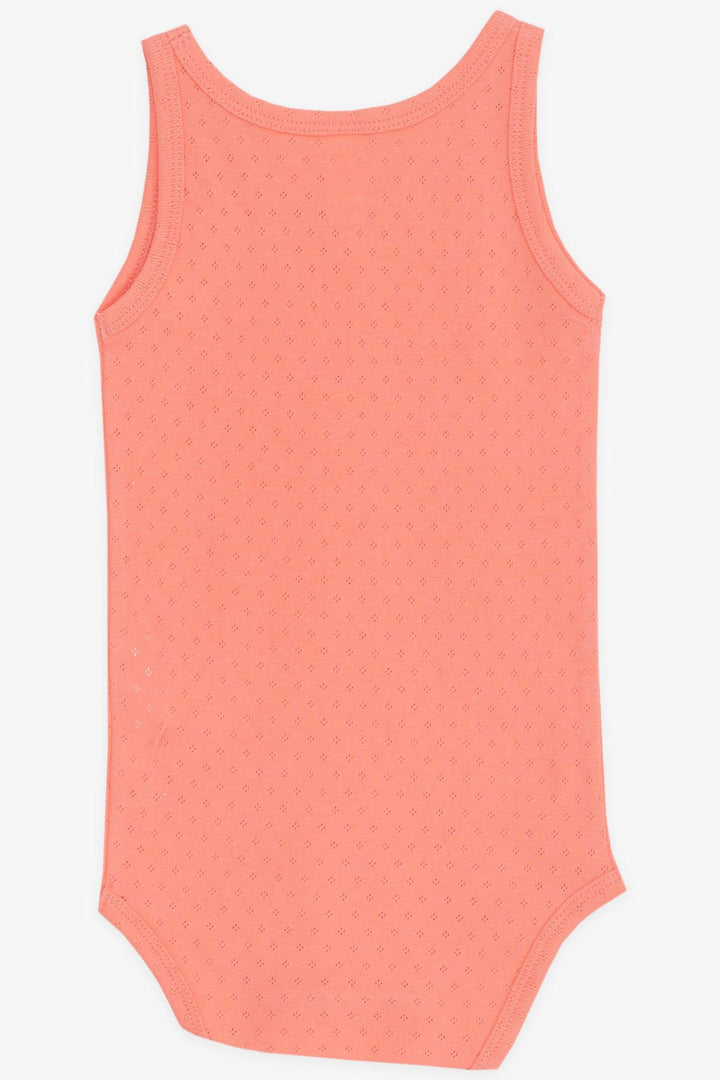 BRE Breeze Baby Boy Snap Fastener Tank Top Bodysuit Jacquard 9 أشهر - 3 سنوات، مرجاني - La Laguna