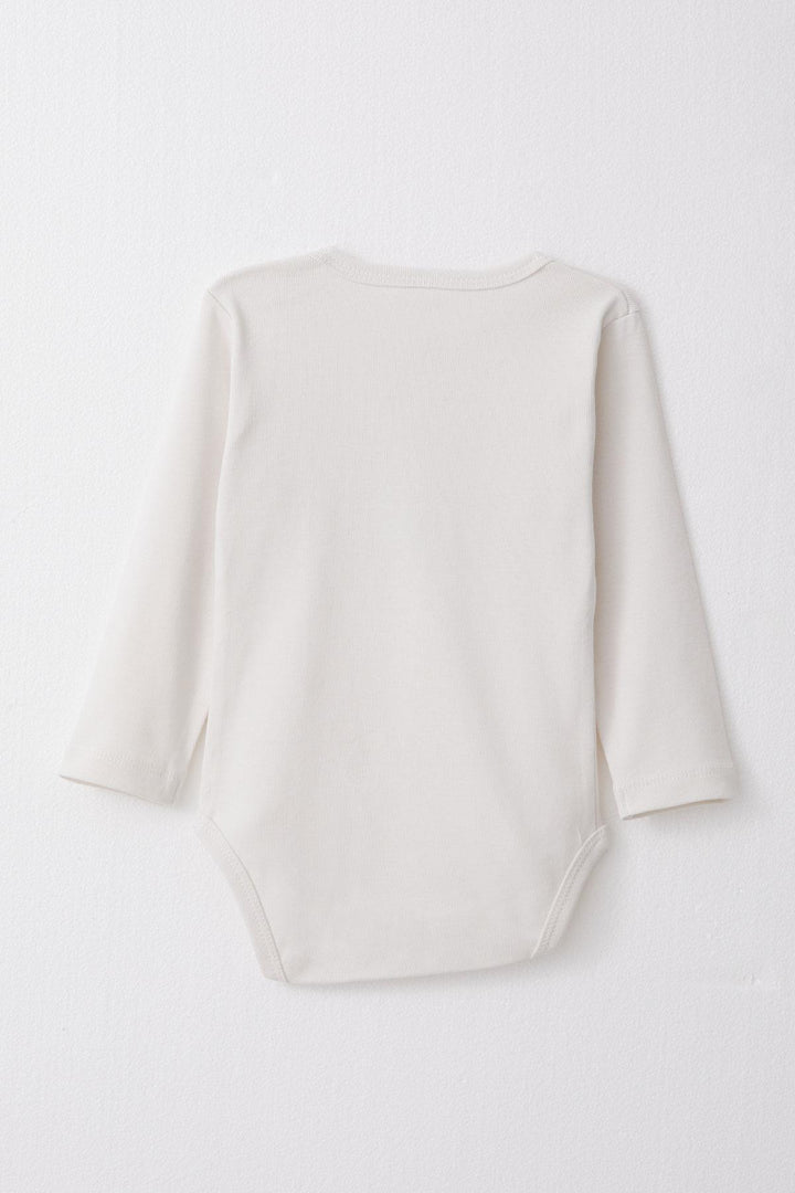 BRE Breeze Baby Boy Snap Bodysuit Pilot Animals مطبوعة 9 أشهر - 3 سنوات، أبيض مكسور - جوندومار
