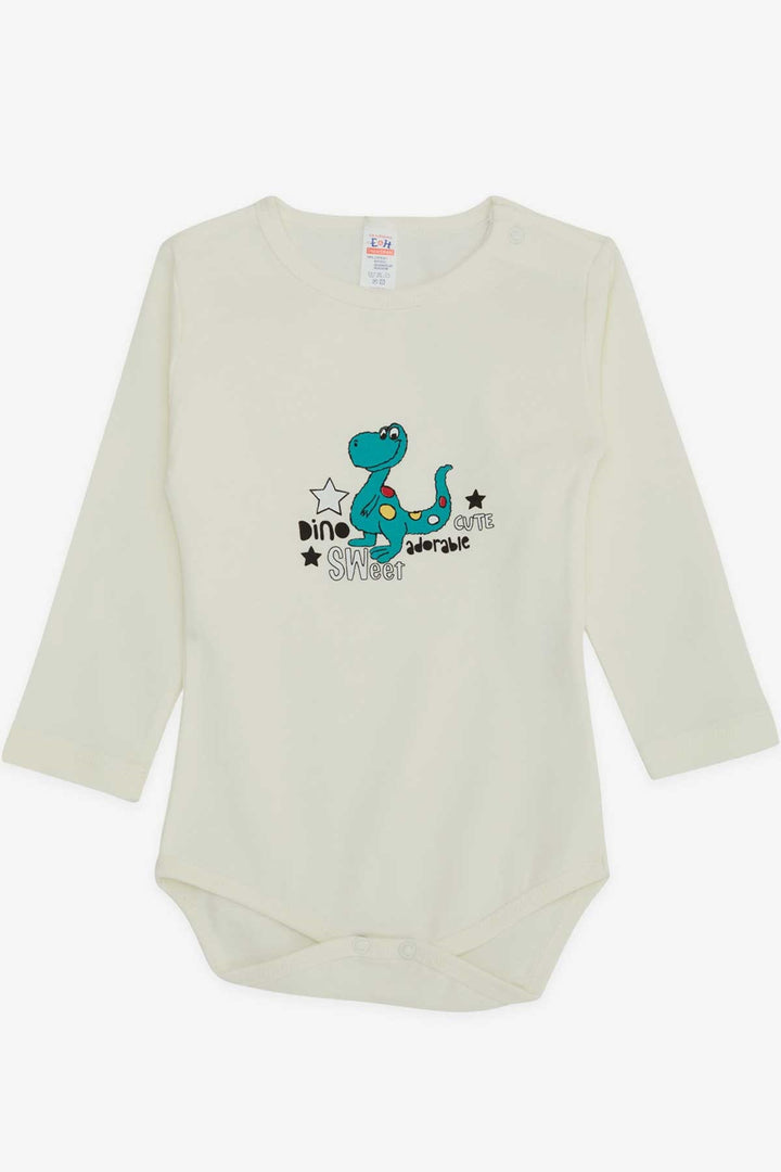 BRE Breeze Baby Boy Snap Bodysuit لطيف ديناصور مطبوع 9 أشهر - 3 سنوات، إكرو - كالوميت سيتي