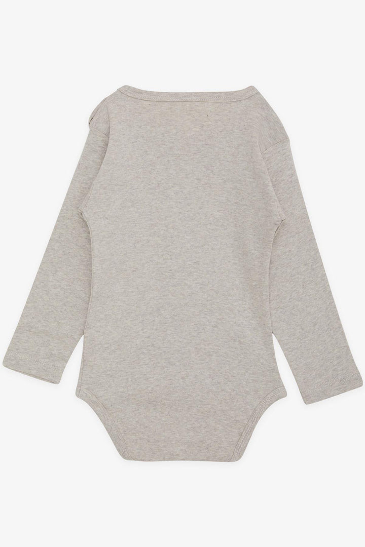 BRE Breeze Baby Boy Snap Bodysuit سائق طباعة الحيوان 9 أشهر - 3 سنوات، بيج ميلانج - سلوبوزيا
