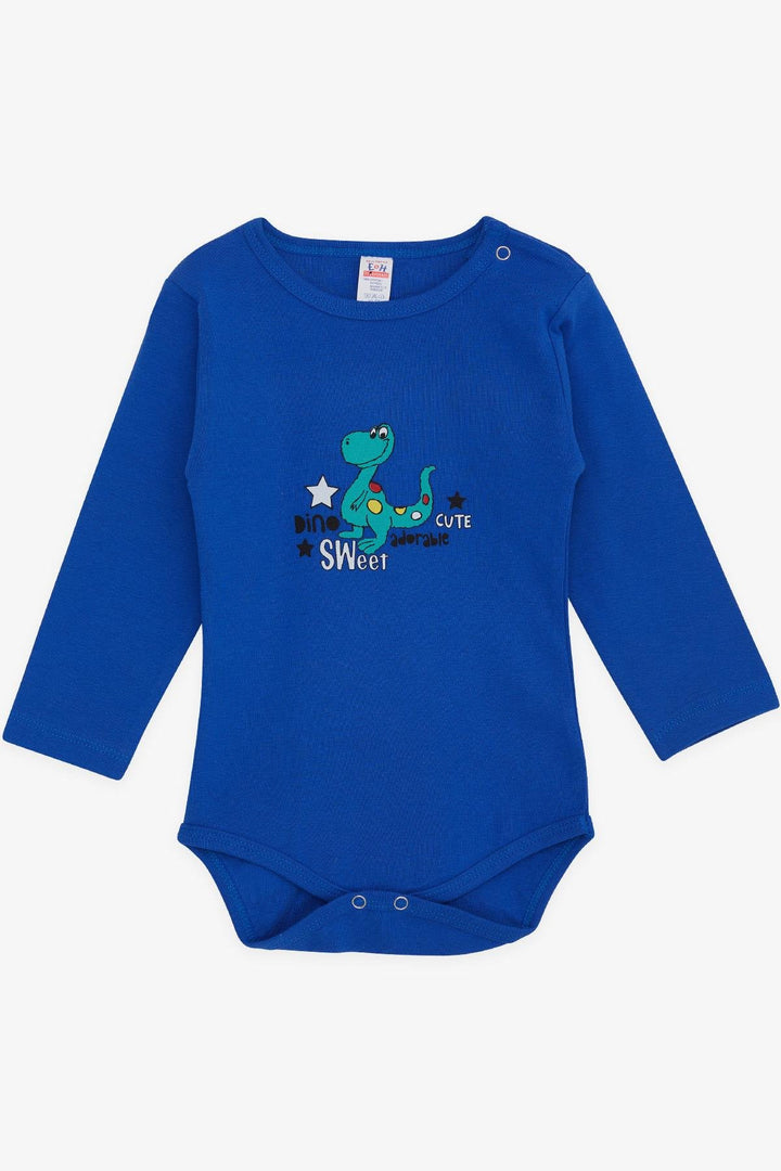 BRE Breeze Baby Boy Snap Bodysuit Naughty Puppy مطبوعة 9 أشهر - 3 سنوات، أزرق سماوي - Keratsíni