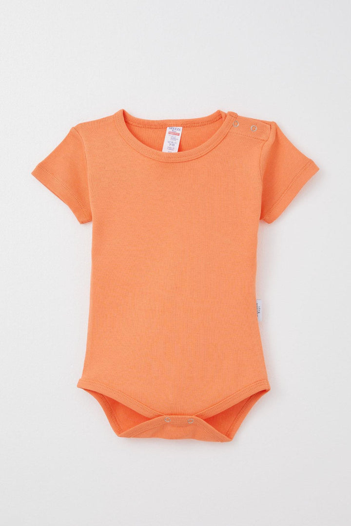 BRE Breeze Baby Boy Snap Bodysuit Basic 9 Months-3 Years, Salmon - Grosseto