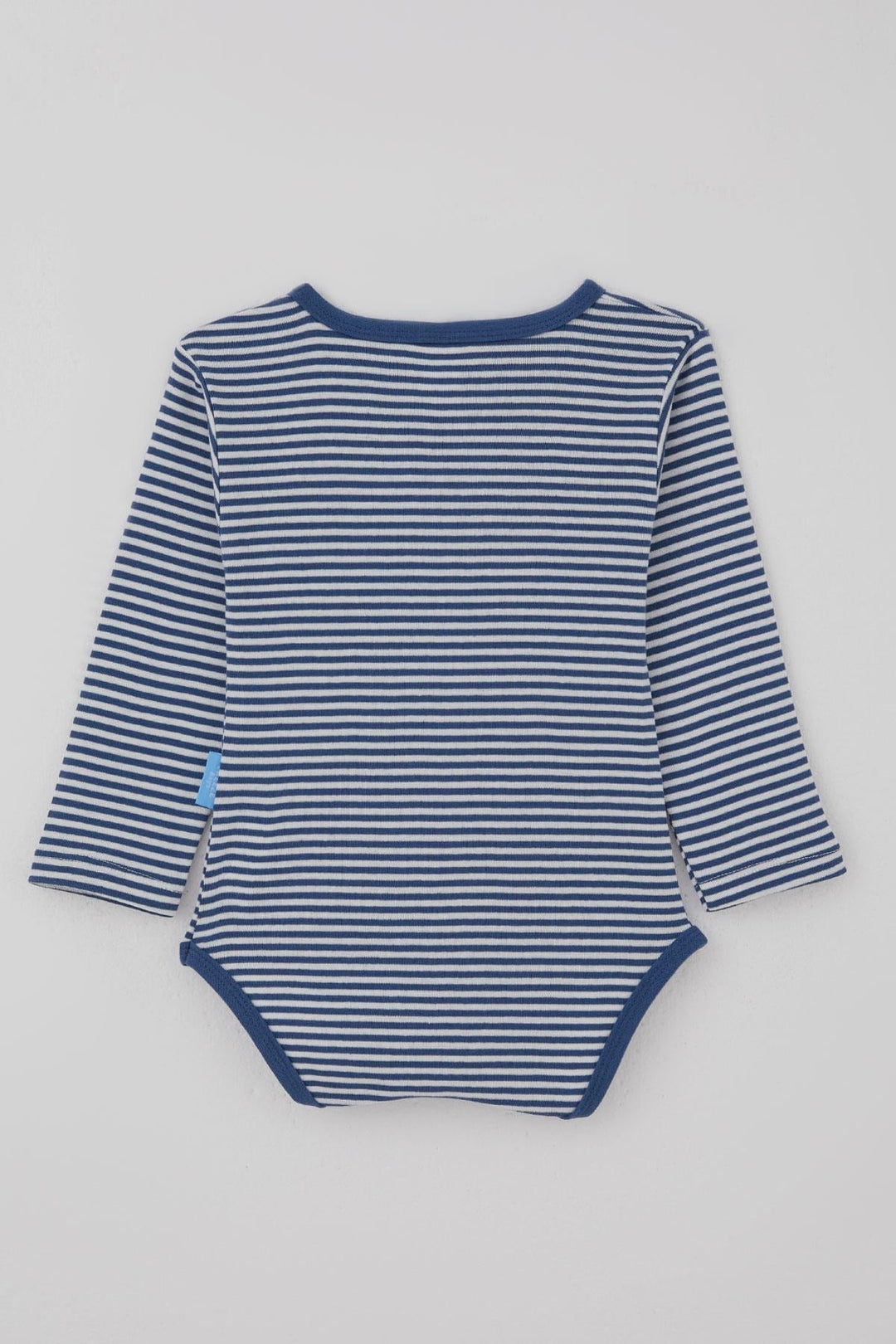 BRE Breeze Erkek Bebek Çıtçıtlı Zıbın Body Çizgili 9 Ay-3 Yaş, İndigo - Barking