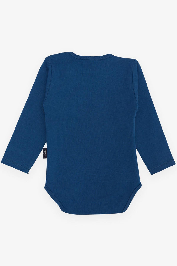 BRE Breeze Baby Boy Snap Bodysuit Basic 9 أشهر - 3 سنوات، أزرق داكن - نيويورك
