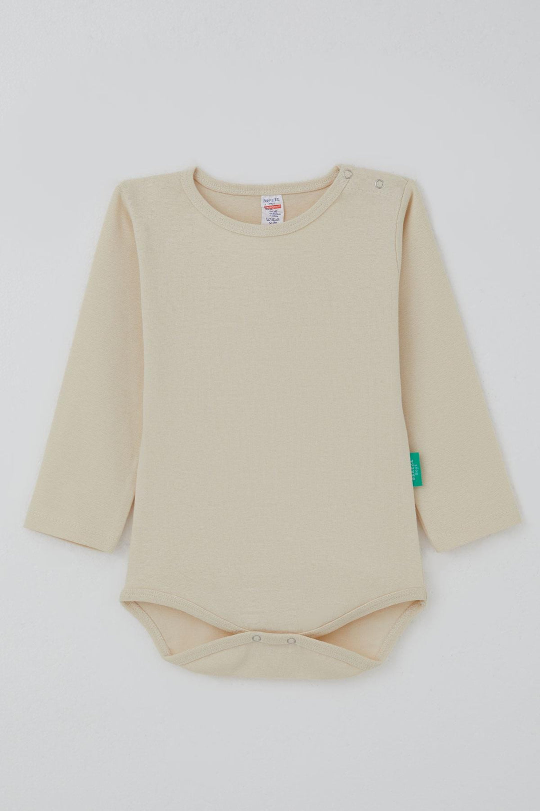 BRE Breeze Erkek Bebek Çıtçıtlı Zıbın Body Basic 9 Ay-3 Yaş, Krem - East Brunswick
