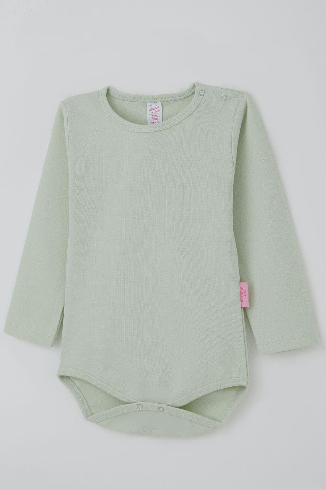 BRE Breeze Erkek Bebek Çıtçıtlı Zıbın Body Basic 9 Ay-3 Yaş, Su Yeşili - Michigan City