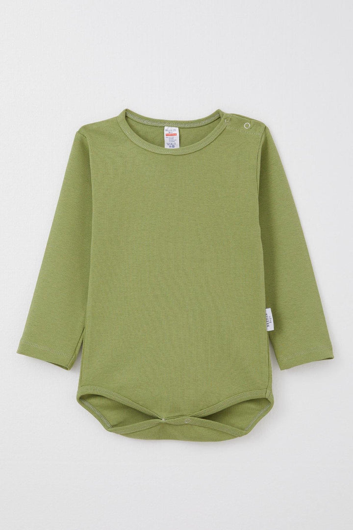 BRE Breeze Baby Boy Snap Bodysuit Basic 9 Months-3 Years, Khaki Green - Kanasín