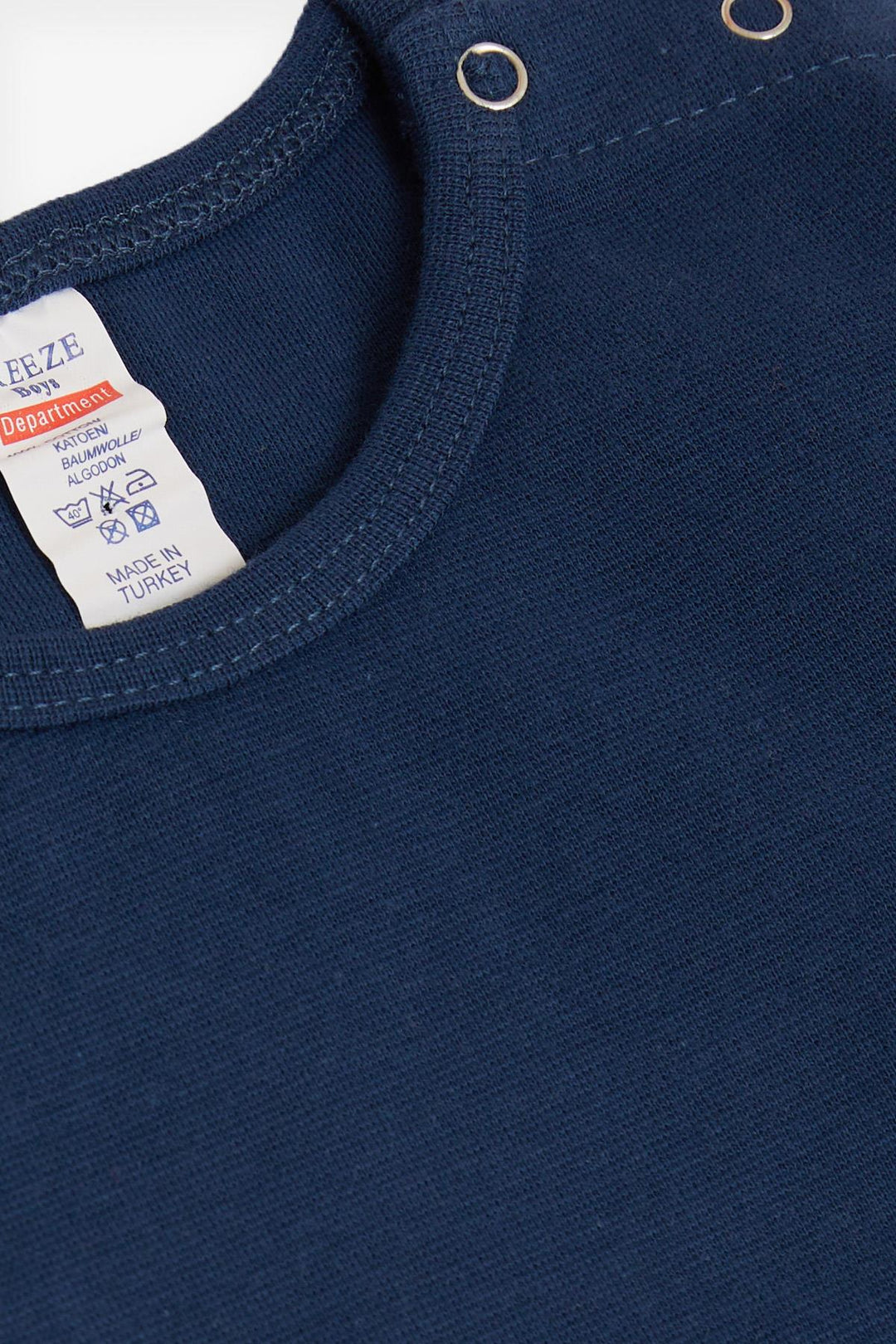 BRE Breeze Baby Boy Snap Bodysuit Basic 9 أشهر - 3 سنوات، أزرق داكن - باتيرنو