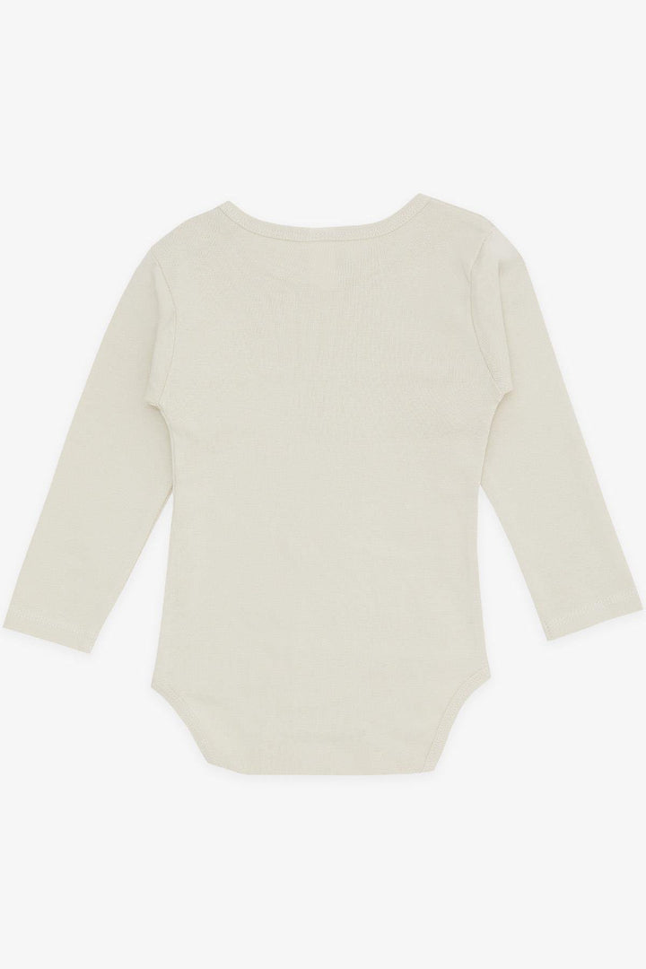 بدلة BRE Breeze Baby Boy Snap Fastener مع طباعة ميكانيكية صغيرة من 9 أشهر إلى 3 سنوات، حجري - Canicattì