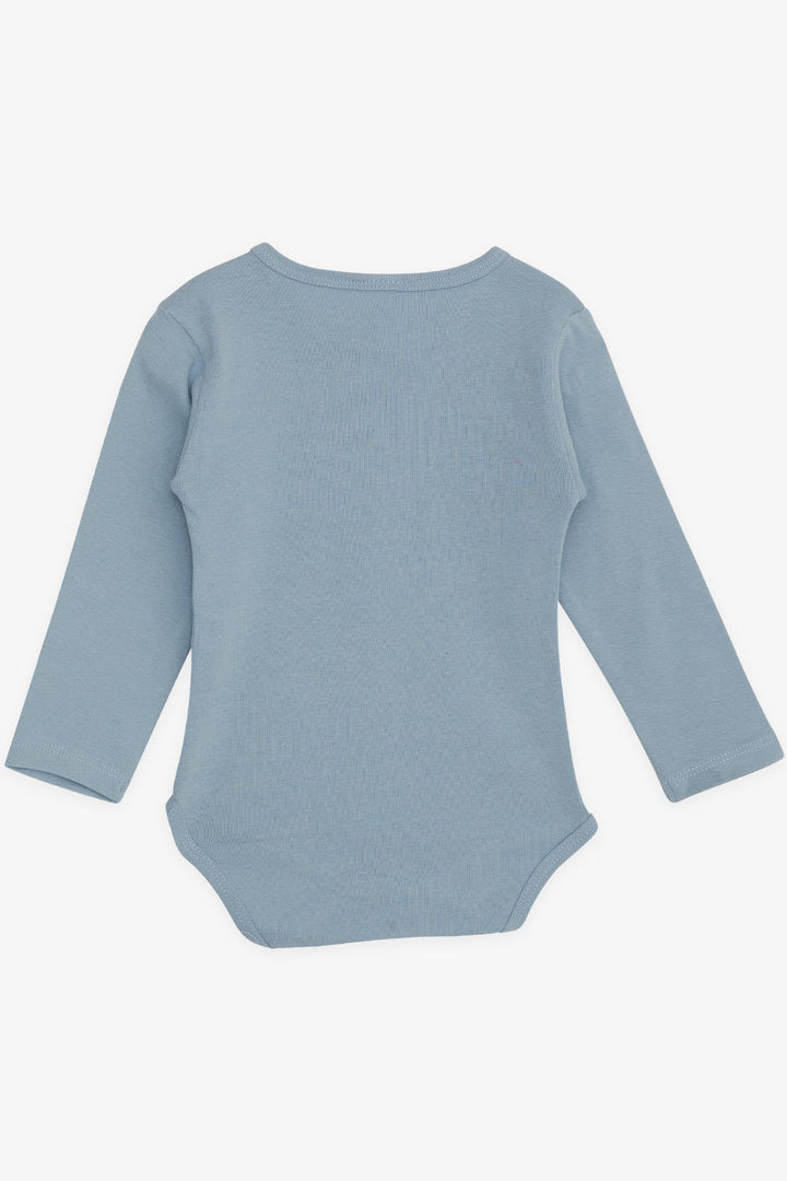 BRE Breeze Baby Boy Snap Bodysuit ميكانيكي صغير 9 أشهر - 3 سنوات، أزرق ثلجي - Livry-Gargan