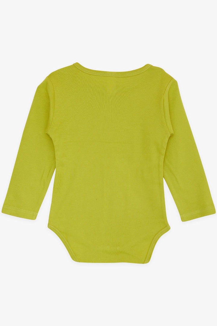 BRE Breeze Baby Boy Snap Fastener Bodysuit Little Mechanic 9 أشهر - 3 سنوات، أخضر فستقي - جينيفيلييه