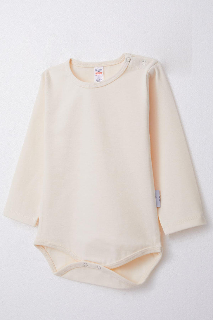 BRE Breeze Baby Boy Snap Bodysuit Basic 9 أشهر - 3 سنوات، كريمي - نورثويتش