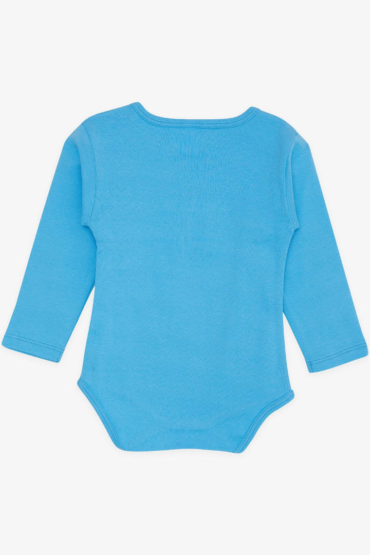BRE Breeze Baby Boy Snap Bodysuit مع طباعة ميكانيكية صغيرة 9 أشهر - 3 سنوات، أزرق - بالاتين