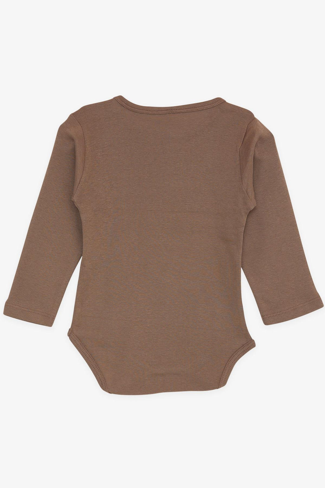 BRE Breeze Baby Boy Snap Bodysuit مع طباعة ميكانيكية صغيرة 9 أشهر - 3 سنوات، بني - Oosterhout