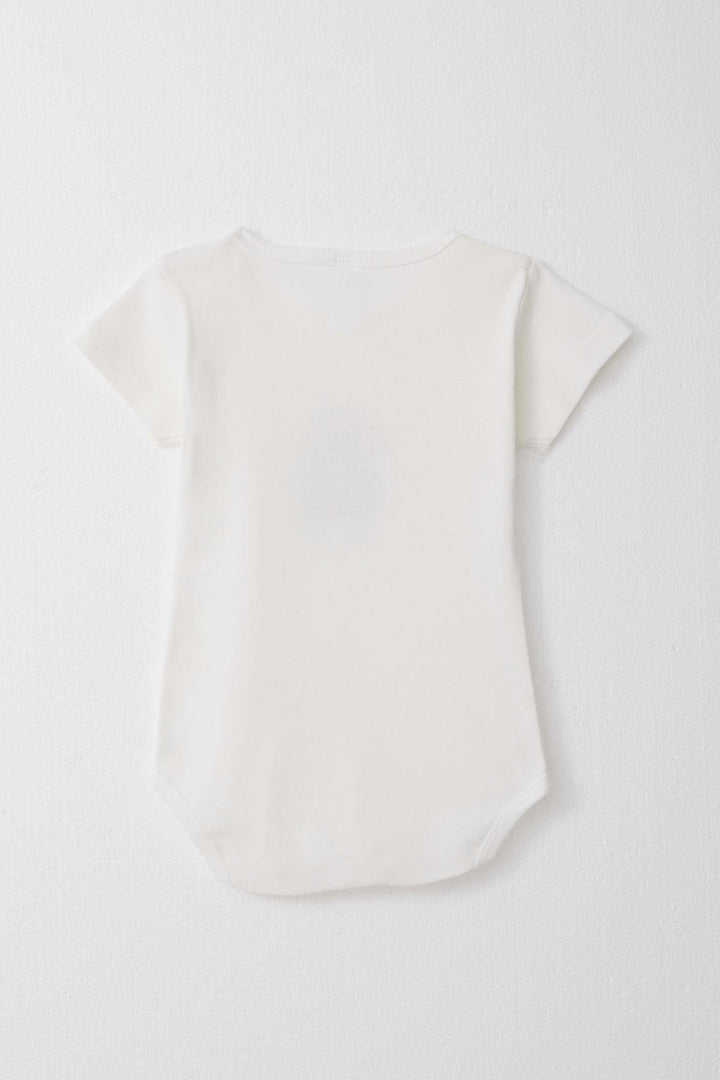 BRE Breeze Baby Boy Snap Fastener Bodysuit Happy Driver Bear 9 أشهر - 3 سنوات، إكرو - أفونديل