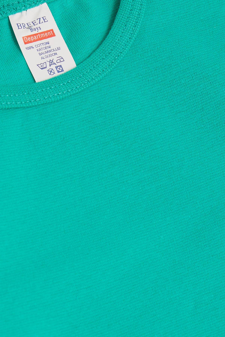 BRE Breeze Baby Boy Snap Bodysuit Basic 9 أشهر - 3 سنوات، أخضر - سالينا كروز