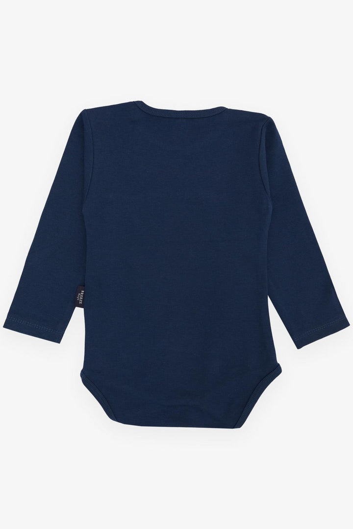BRE Breeze Baby Boy Snap Bodysuit Basic 9 أشهر - 3 سنوات، أزرق داكن - باتيرنو