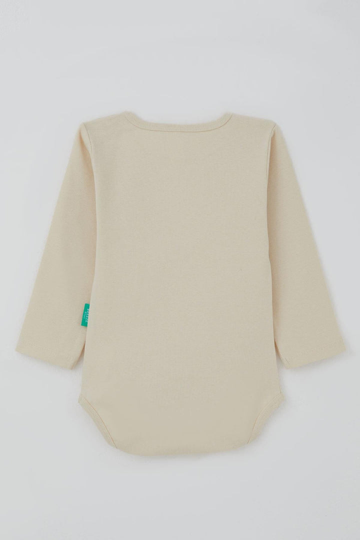 BRE Breeze Erkek Bebek Çıtçıtlı Zıbın Body Basic 9 Ay-3 Yaş, Krem - East Brunswick