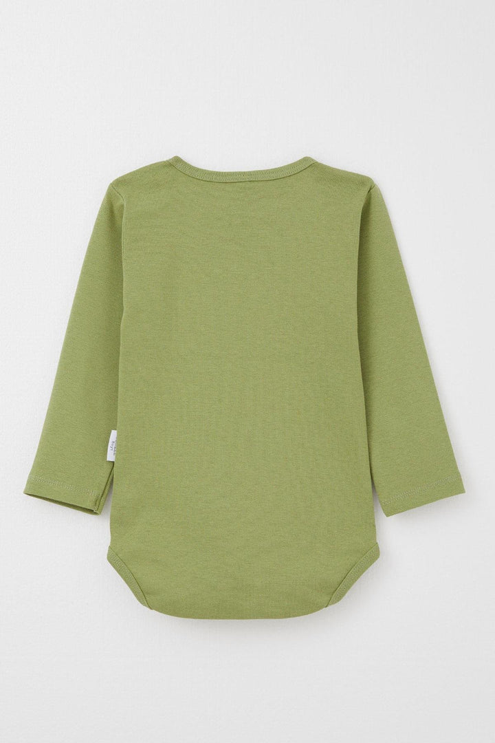 BRE Breeze Baby Boy Snap Bodysuit Basic 9 Months-3 Years, Khaki Green - Kanasín