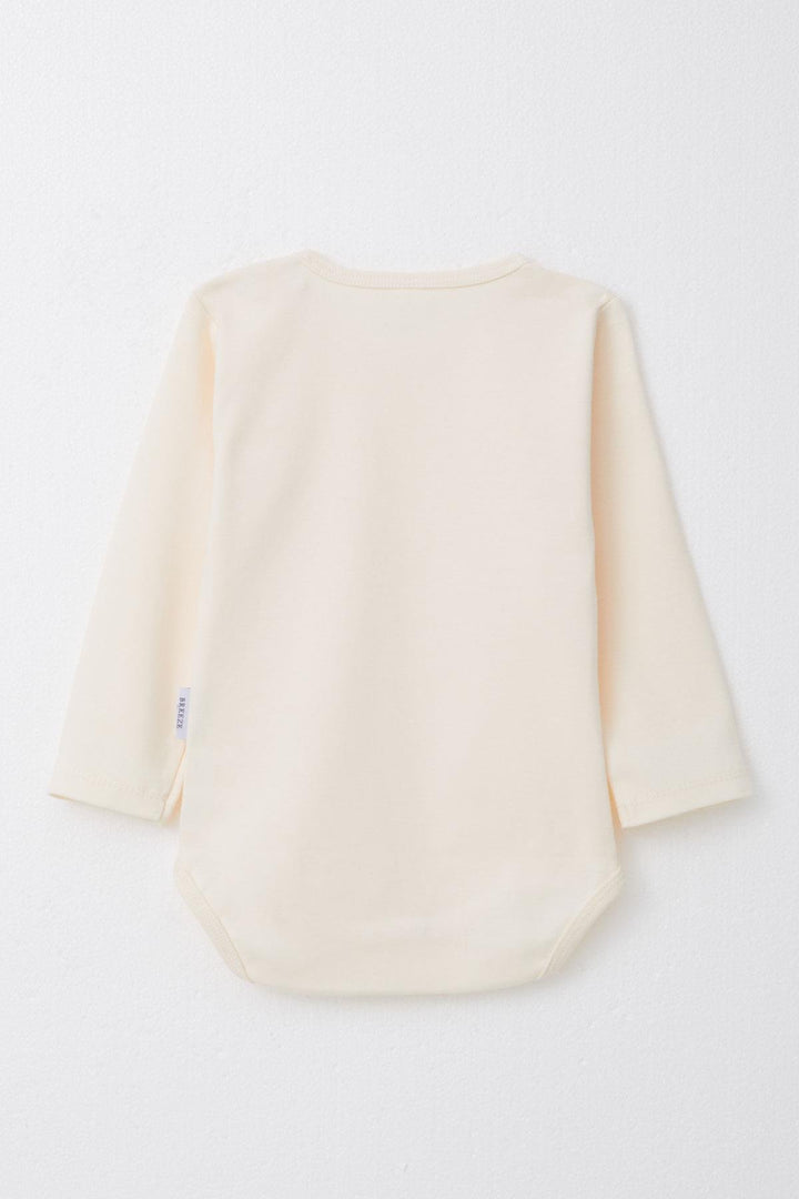 BRE Breeze Baby Boy Snap Bodysuit Basic 9 أشهر - 3 سنوات، كريمي - نورثويتش