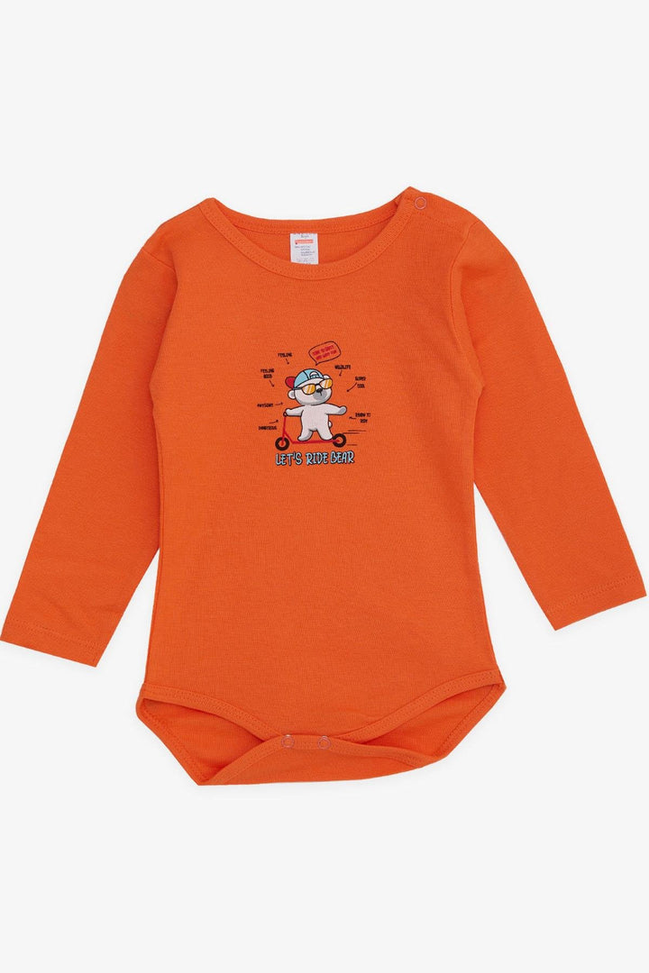 بدلة للجسم BRE Breeze Baby Boy Snap مع نظارات مطبوعة على شكل دبدوب، برتقالي، 9 أشهر - 3 سنوات - Villeurbanne