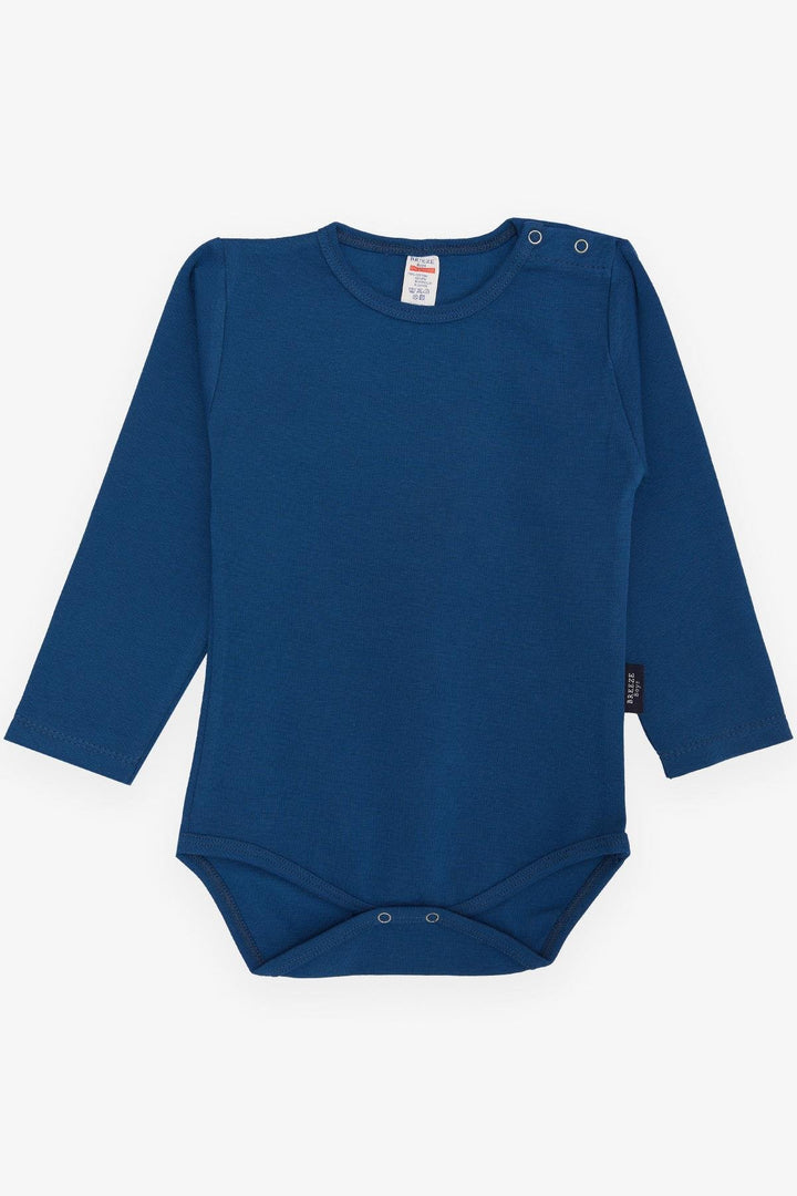 BRE Breeze Baby Boy Snap Bodysuit Basic 9 أشهر - 3 سنوات، أزرق داكن - نيويورك