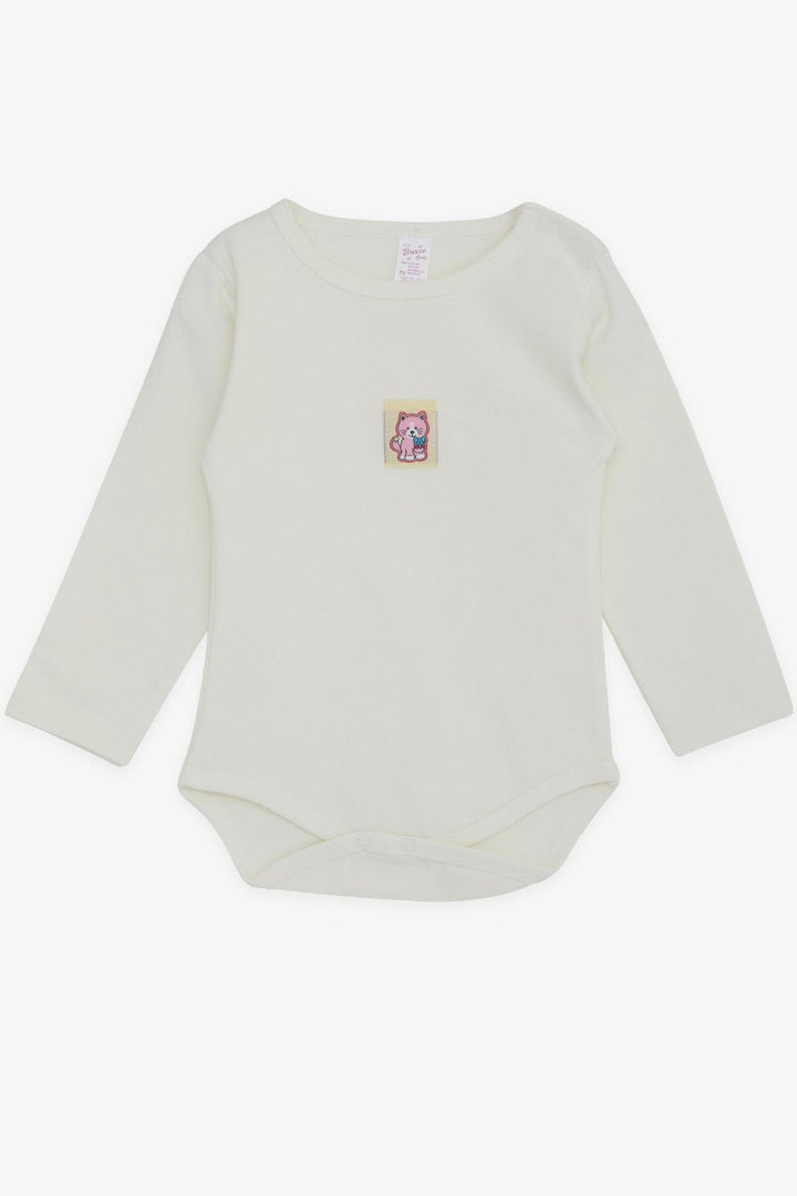 BRE Breeze Baby Boy Snap Bodysuit مع طباعة قطة، 9 أشهر - 3 سنوات، بيج - سييرا فيستا