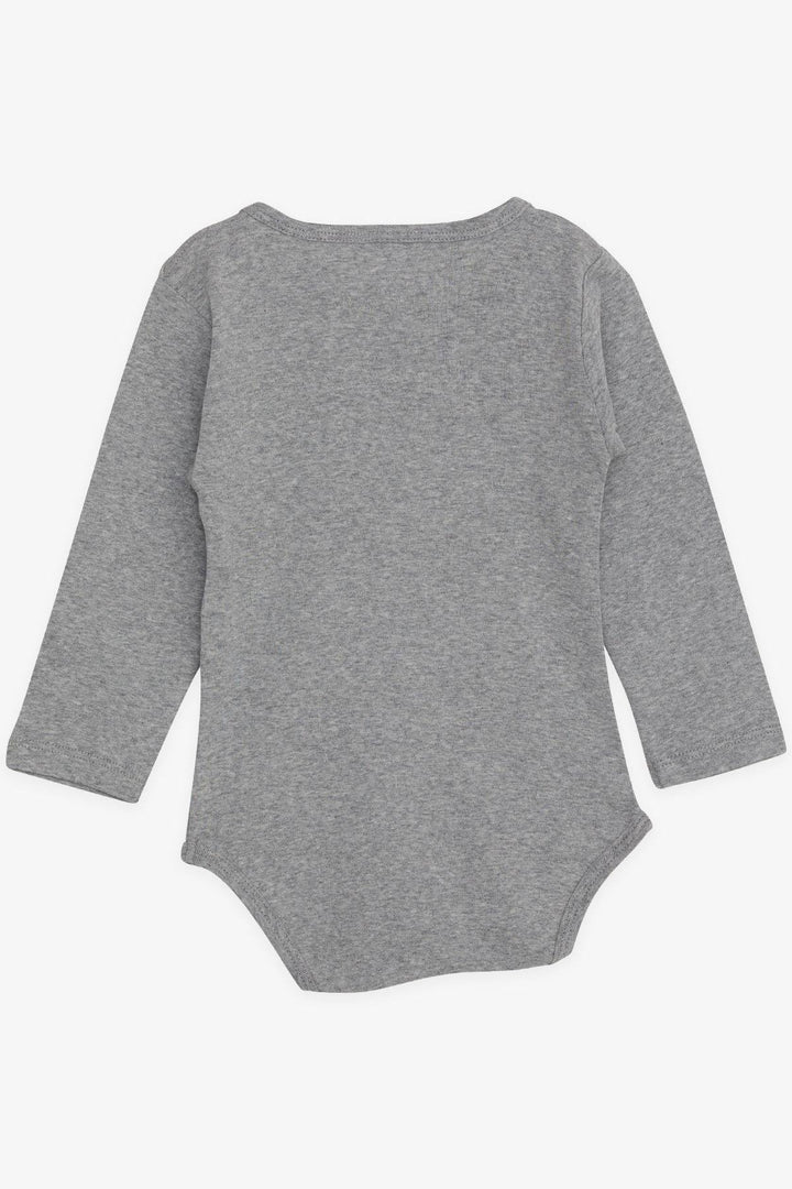BRE Breeze Baby Boy Snap Bodysuit مع طباعة جرو ممتعة 9 أشهر - 3 سنوات، مزيج رمادي داكن - Miercurea-Ciuc