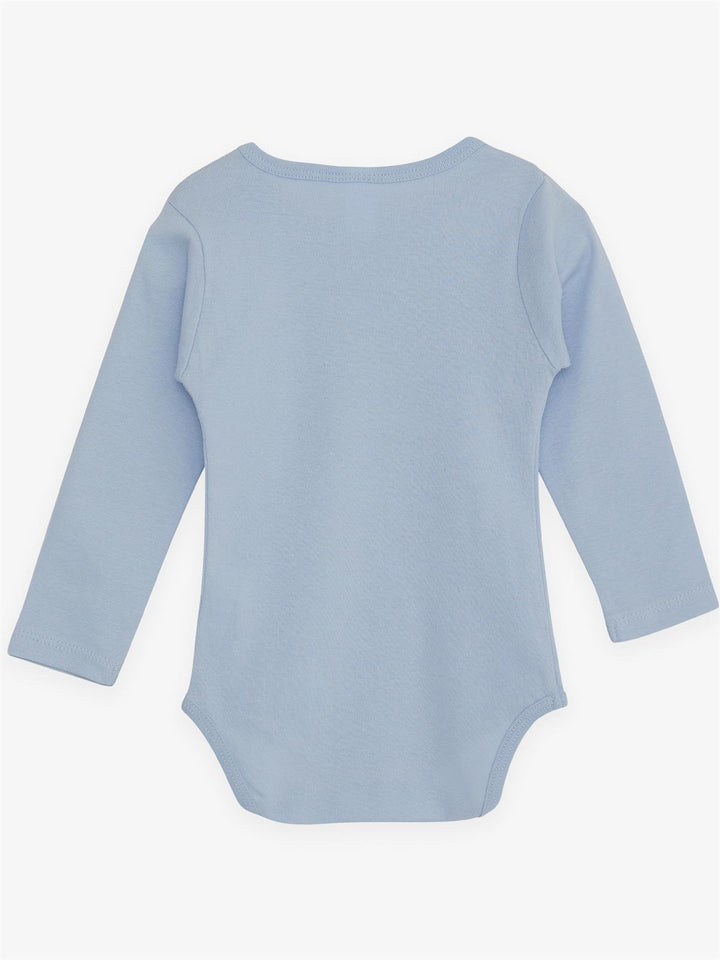 BRE Breeze Baby Boy Snap Bodysuit مع طباعة Hunter Kitty 9 أشهر - 3 سنوات، أزرق فاتح - ماديسون
