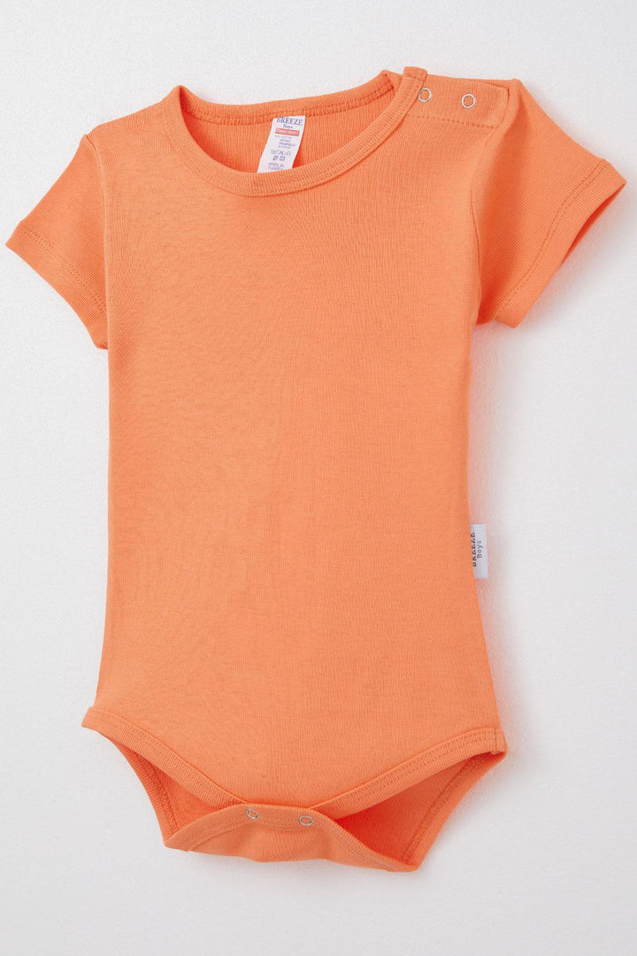 BRE Breeze Baby Boy Snap Bodysuit Basic 9 Months-3 Years, Salmon - Grosseto