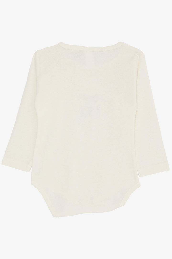 BRE Breeze Baby Boy Snap Bodysuit مع نظارات مطبوعة، قطة، 9 أشهر - 3 سنوات، كريمي - هوثورن