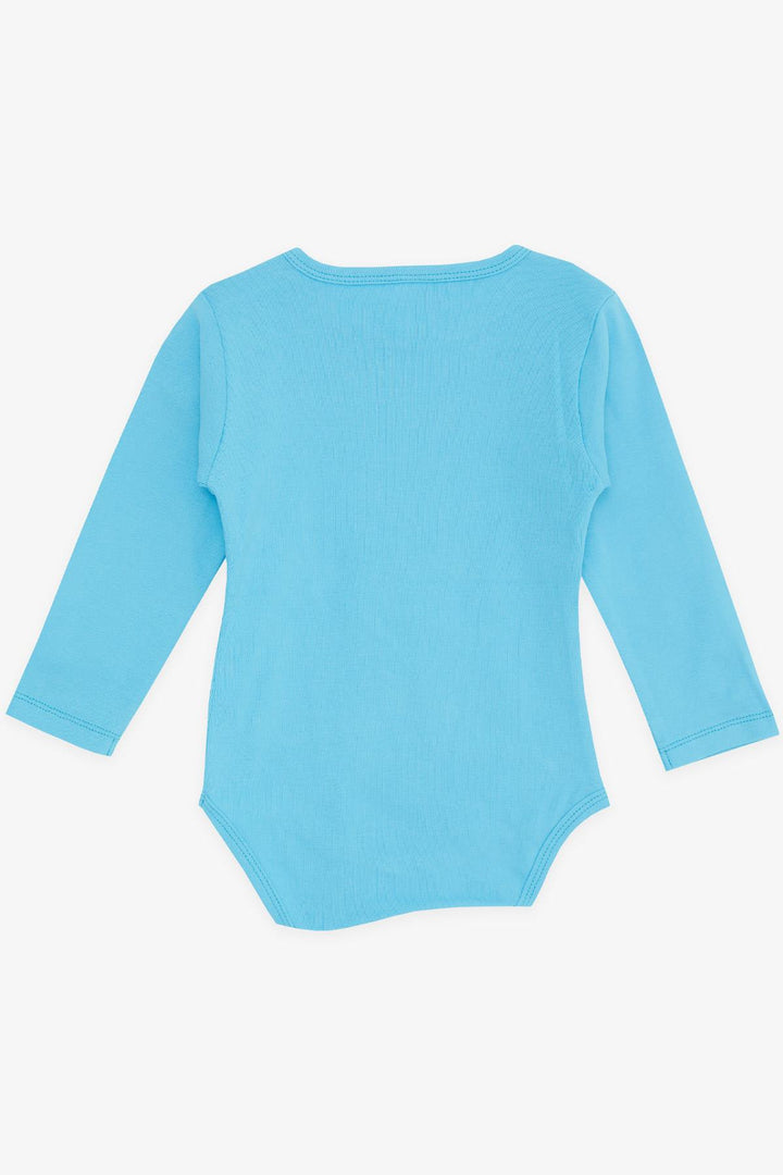 BRE Breeze Baby Boy Snap Bodysuit مع طباعة دب لطيف 9 أشهر - 3 سنوات، أزرق - Evere