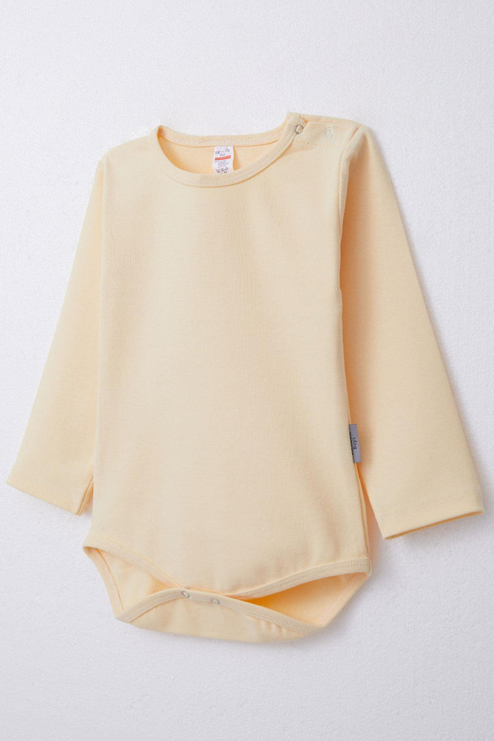 BRE Breeze Baby Boy Snap Bodysuit Basic 9 أشهر - 3 سنوات، أصفر - Wedel