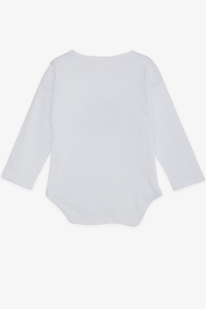 BRE Breeze Baby Boy Snap Bodysuit Body Pilot Animals مطبوعة 9 أشهر - 3 سنوات، أبيض - Oktyrka
