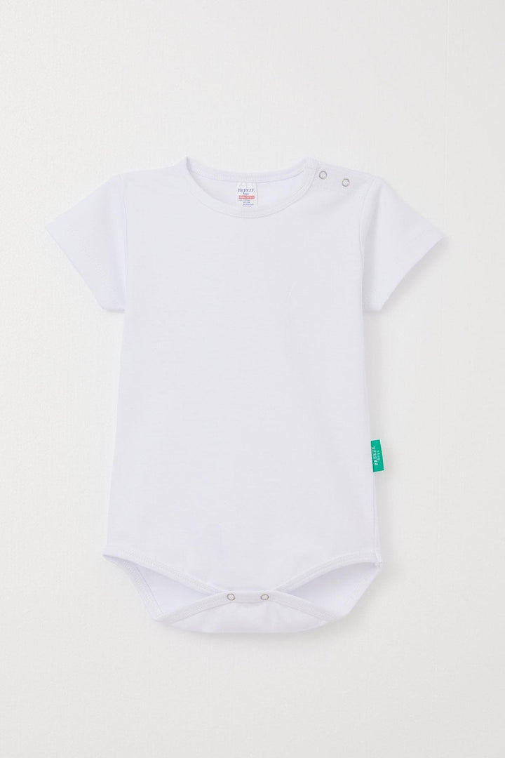 BRE Breeze Baby Boy Snap Bodysuit Basic 9 Months-3 Years, White - Hoffman Estates
