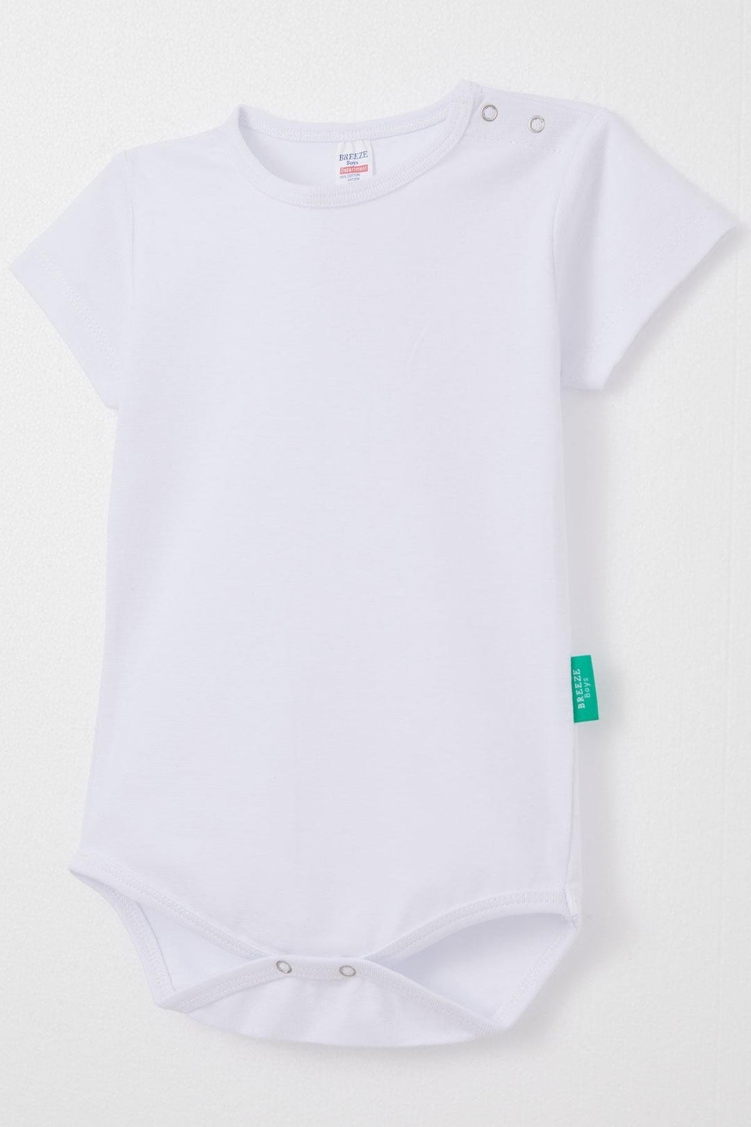 BRE Breeze Baby Boy Snap Bodysuit Basic 9 Months-3 Years, White - Hoffman Estates