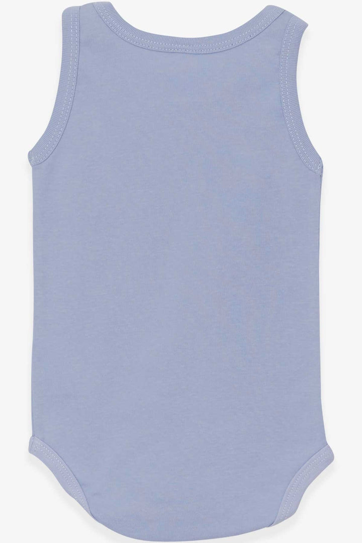BRE Breeze Baby Boy Snap Bodysuit 9 أشهر - 3 سنوات، أزرق فاتح - كاري