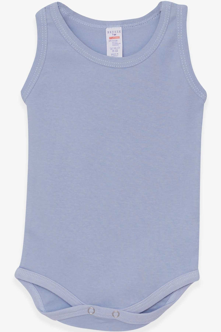 BRE Breeze Baby Boy Snap Bodysuit 9 أشهر - 3 سنوات، أزرق فاتح - كاري