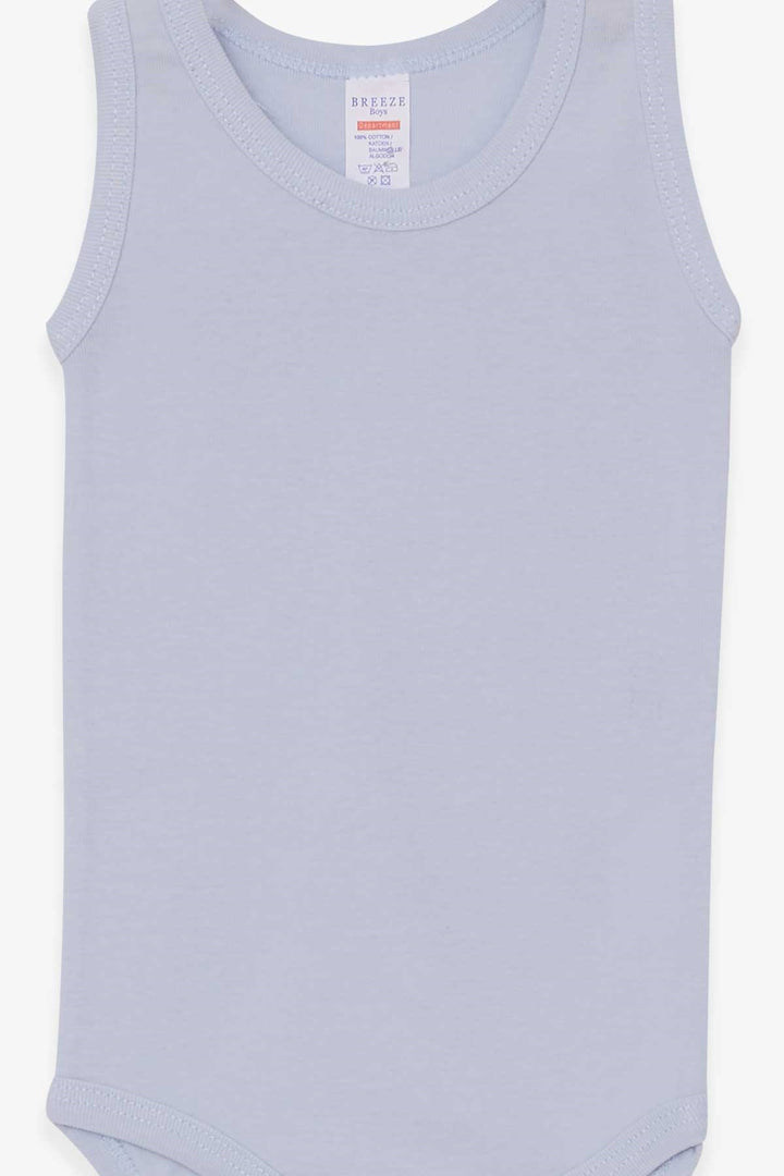 BRE Breeze Baby Boy Snap Bodysuit 9 أشهر - 3 سنوات، أزرق ثلجي - Herzogenrath