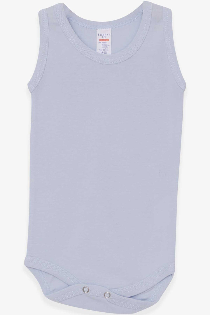 BRE Breeze Baby Boy Snap Bodysuit 9 أشهر - 3 سنوات، أزرق ثلجي - Herzogenrath