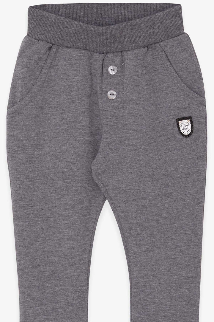 BRE Breeze Baby Boy Sweatpants Armalı Basic 9 أشهر - 3 سنوات، مزيج رمادي داكن - Nijkerk