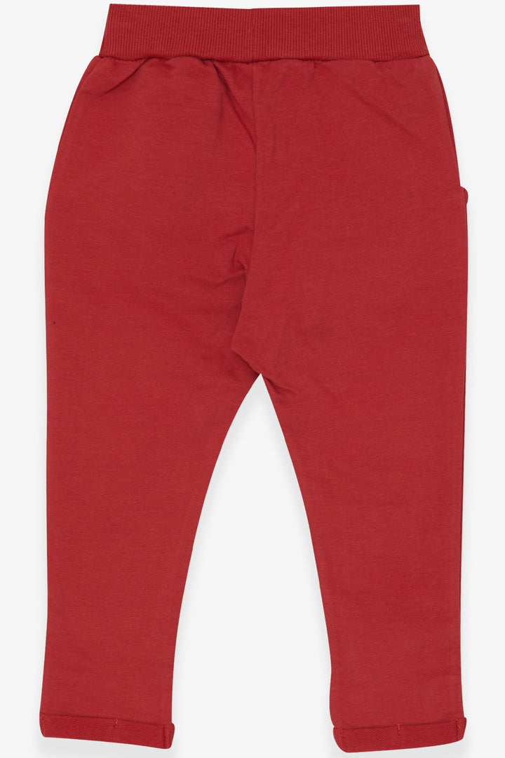 BRE Breeze Baby Boy Sweatpants Armalı Basic 9 أشهر - 3 سنوات، تيراكوتا - وادي أورو
