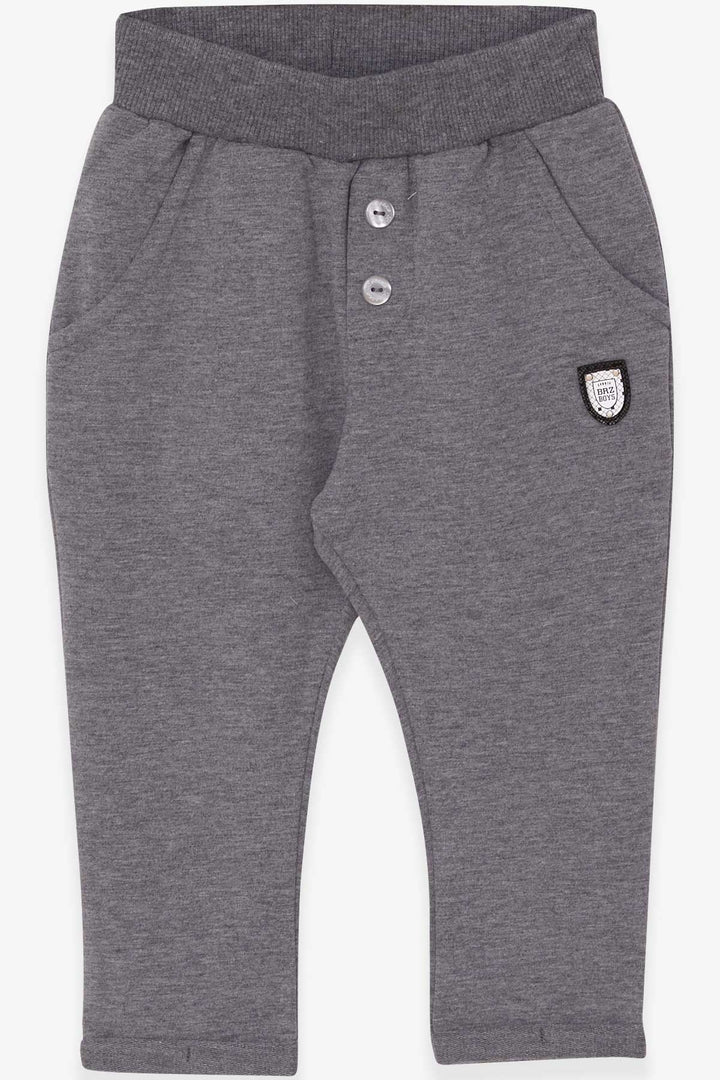 BRE Breeze Baby Boy Sweatpants Armalı Basic 9 أشهر - 3 سنوات، مزيج رمادي داكن - Nijkerk