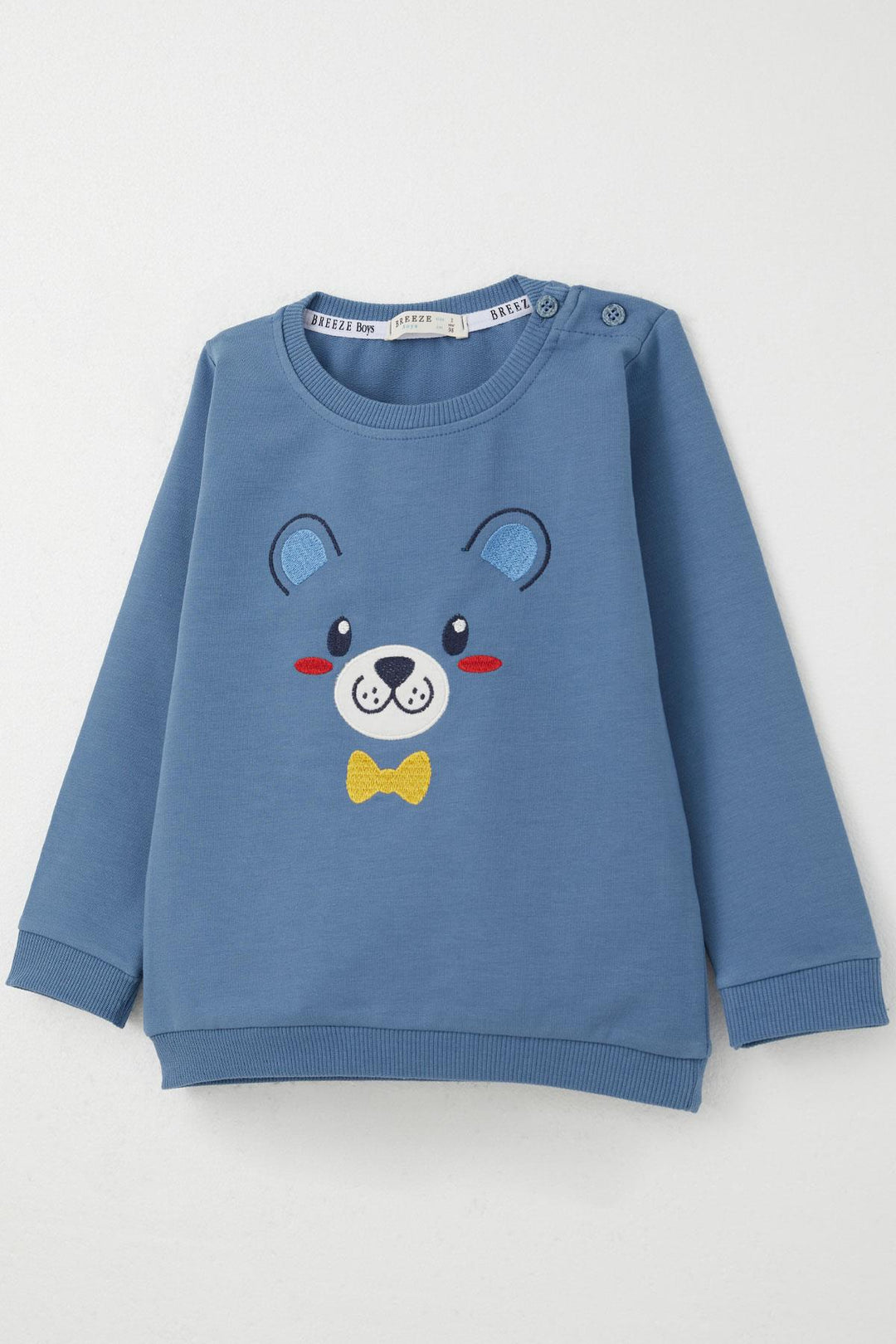 BRE Breeze Baby Boy Tracksuit with Happy Puppy Embroidery 9 Months-3 Years, Indigo - Welwyn Garden City