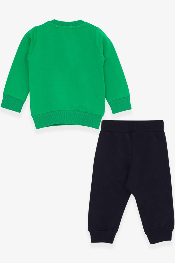 بدلة رياضية BRE Breeze Baby Boy Researcher Bear مطرزة لعمر 6 أشهر - سنتين، أخضر - أشبورن