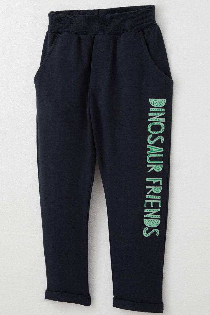 BRE Breeze Baby Boy Tracksuit Dinosaur Printed 9 Months-3 Years, Aqua Green - Mérida