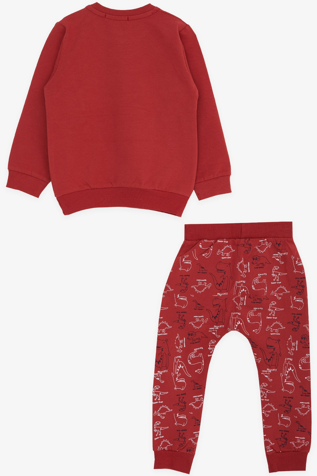بدلة رياضية BRE Breeze Baby Boy مطبوع عليها ديناصور من 9 أشهر إلى 3 سنوات، تيراكوتا - افيرو